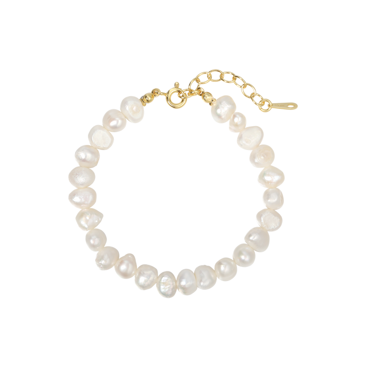 Andcopenhagen - Armbånd - 18 karat guldbelagt sterlingsølv - Timeless Pearl