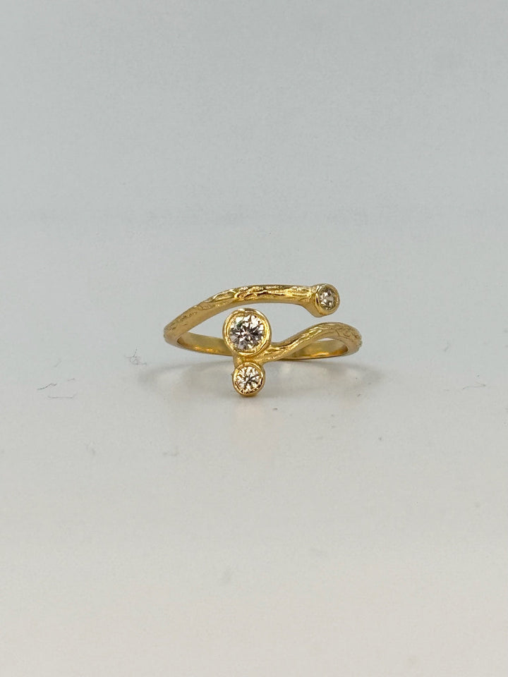 Ring - beth - 18 karat guldbelagt - Andcopenhagen