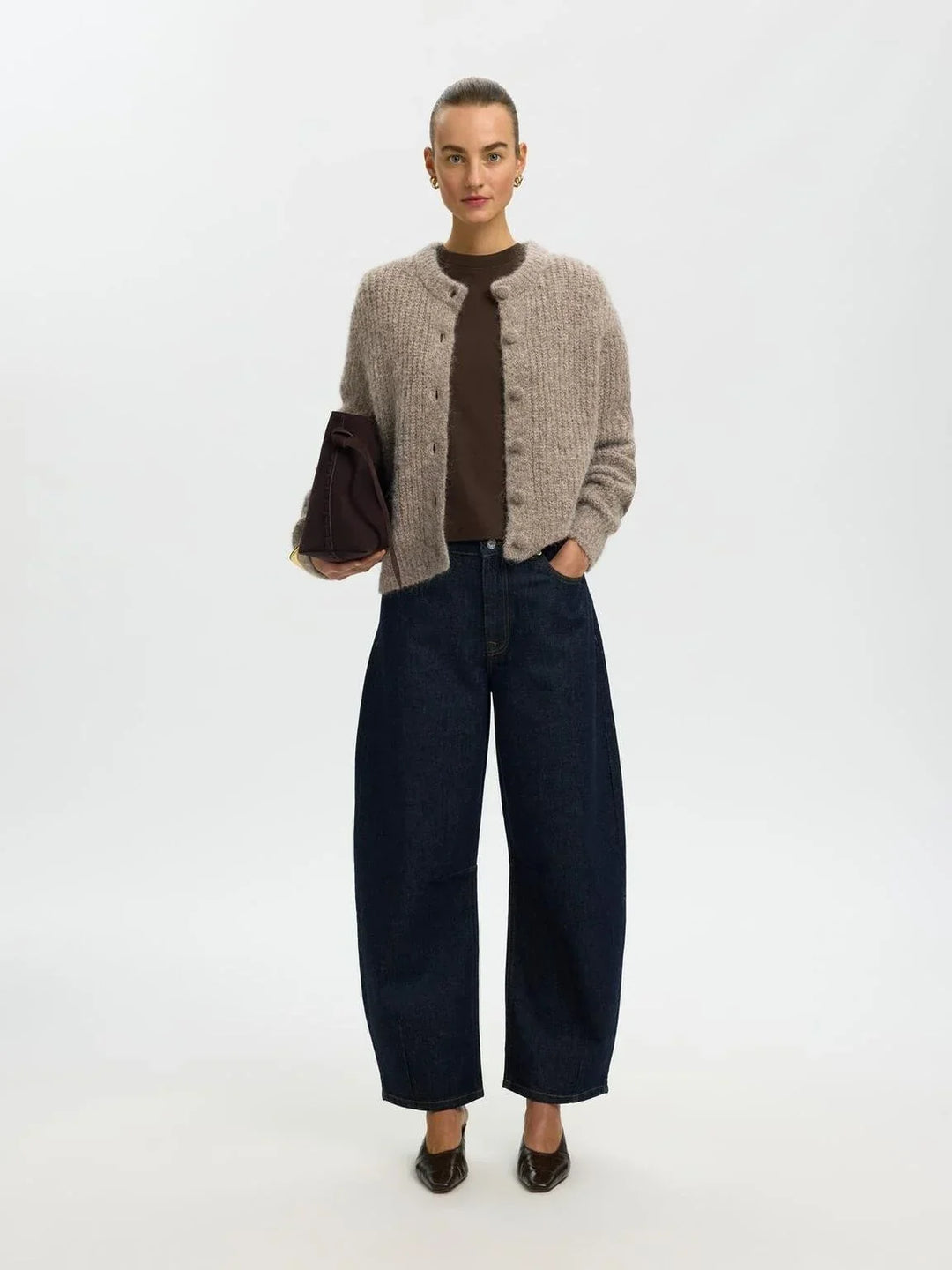 Selected Femme - Cardigan - Steel gray - Gabriella