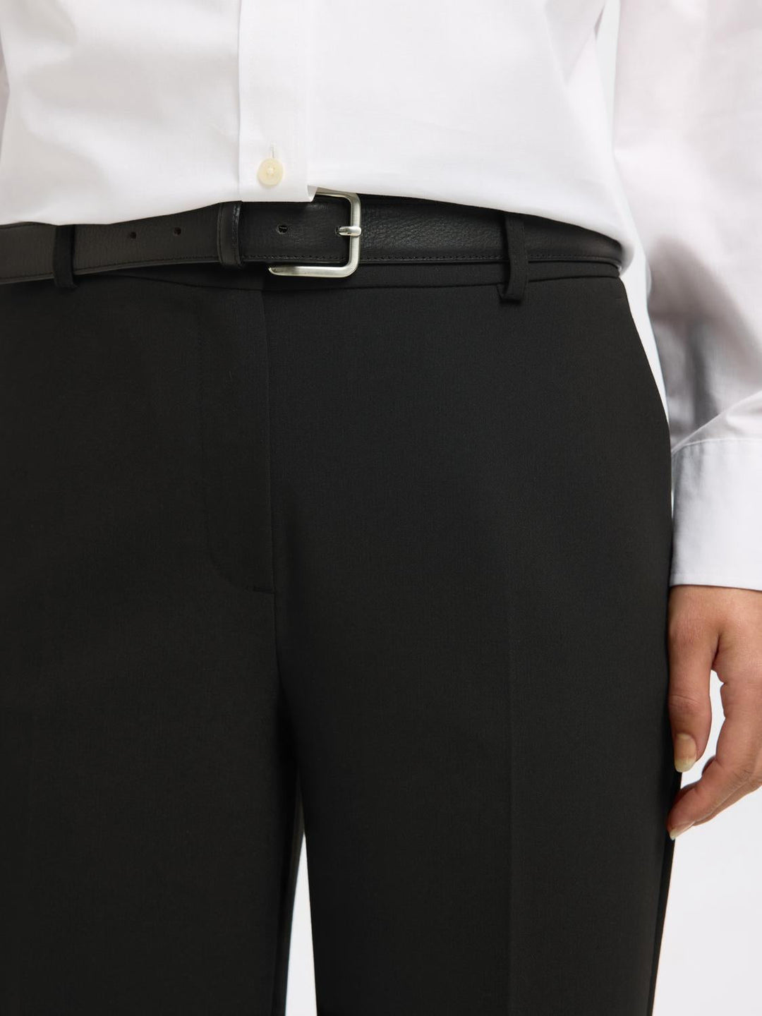 Selected femme - Bukser - Sort - Rita-Ria MW cropped