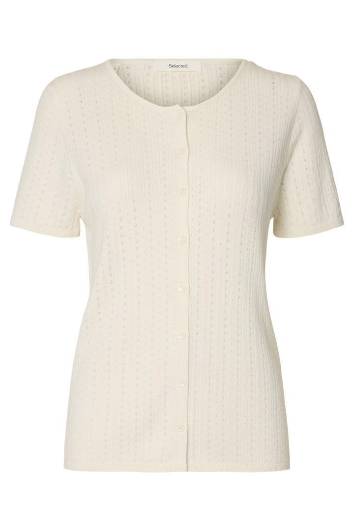 Selected Femme - Cardigan - Egret - Helle Pointel