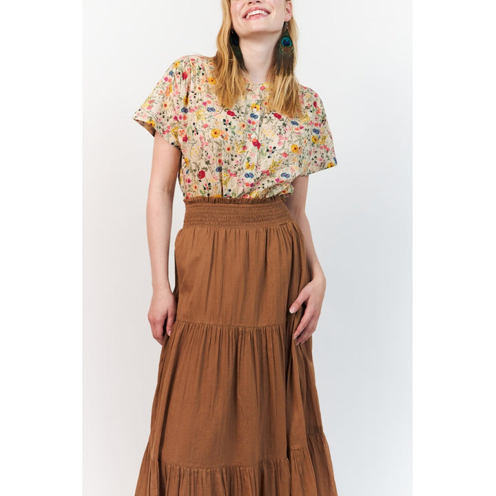 Lollys Laundry - Nederdel - Camel - DiamondLL