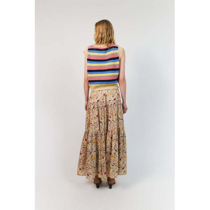 Lollys Laundry - Nederdel - Flower Print - Sunsetll