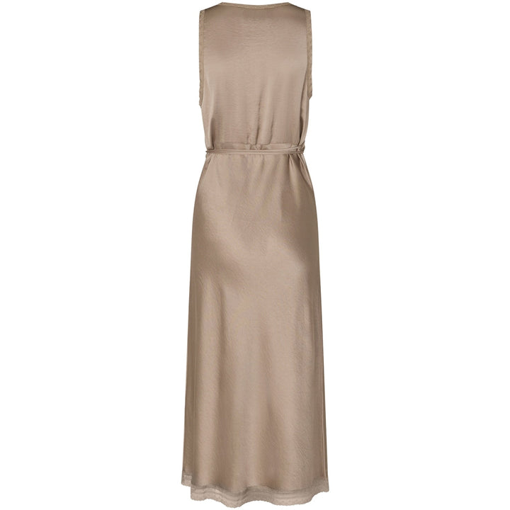 Lollys Laundry - Kjole - Beige - Clarill Midi
