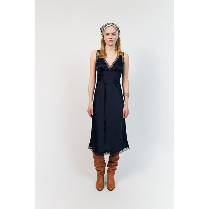 Lollys Laundry - Kjole - Dark Blue - Clarill