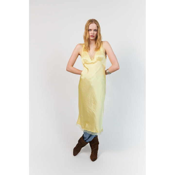 Lollys Laundry - Kjole - Light Yellow - Clarill