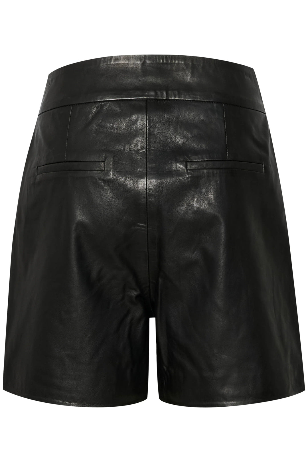 My Essential Wardrobe - Shorts - Sort Læder - 12 The Leather Shorts