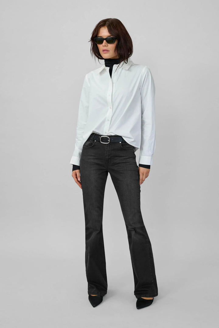 My Essential Wardrobe - Jeans - Black Wash - 06 The Dekota Bootcut - Stilkompagniet.dk