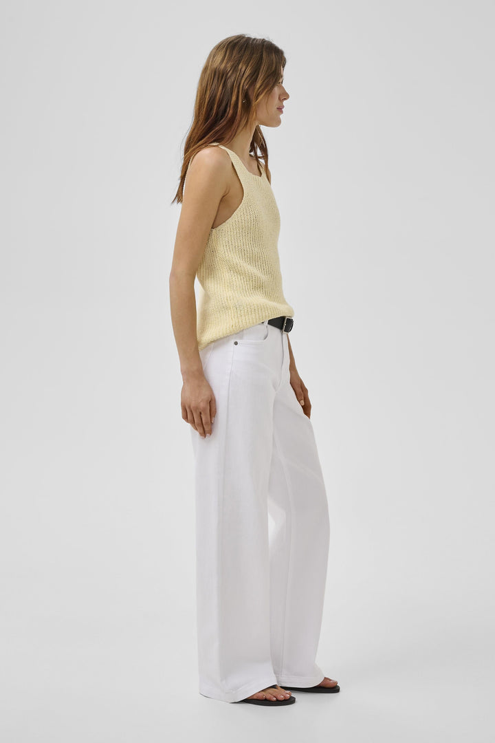 My Essential Wardrobe - Jeans - Bright White - Louis 157 High Wide