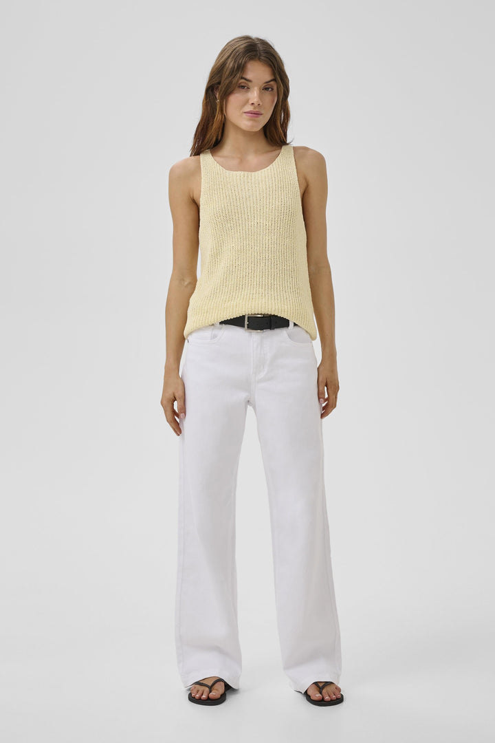 My Essential Wardrobe - Jeans - Bright White - Louis 157 High Wide