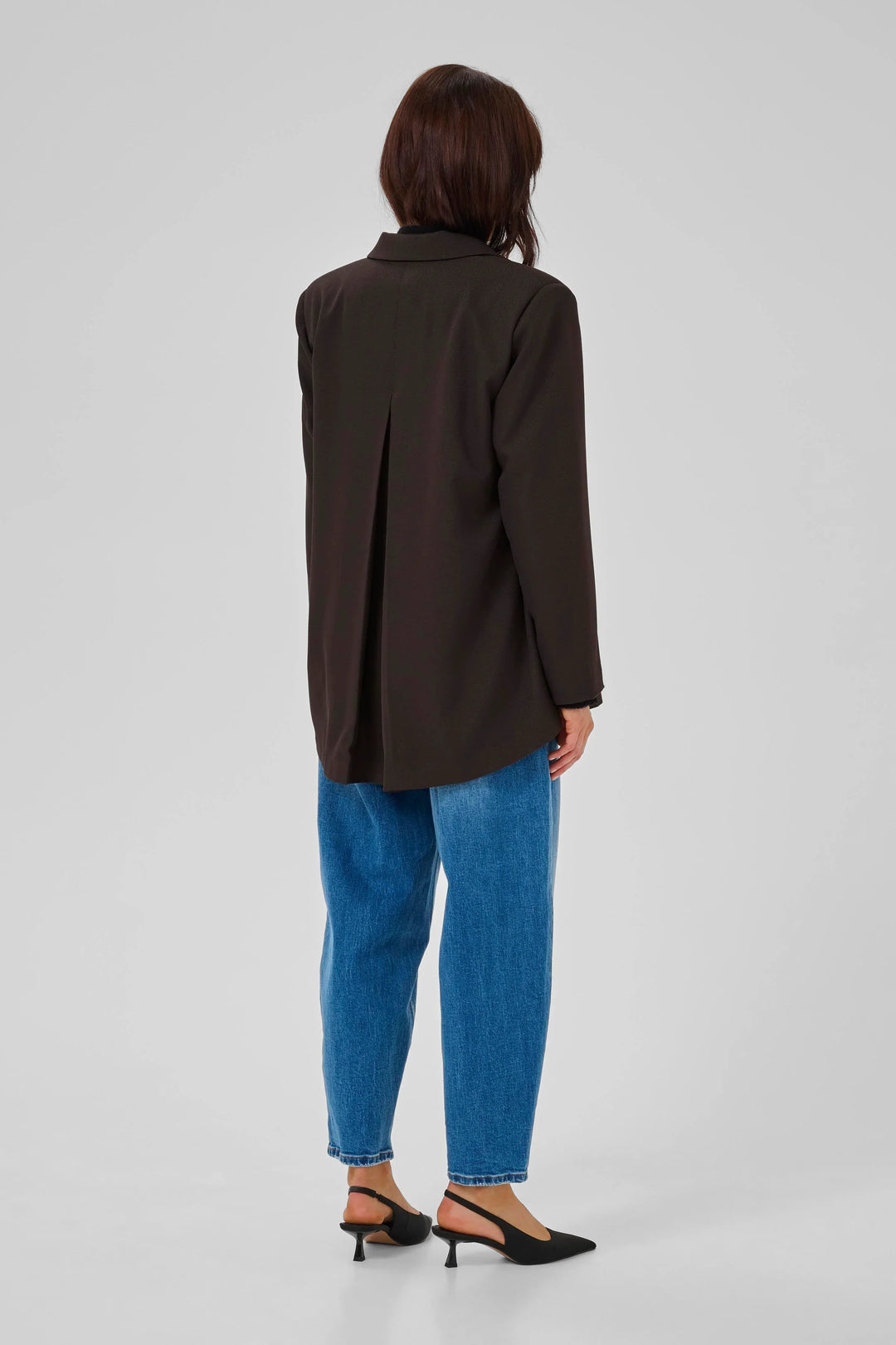 My Essential Wardrobe - Blazer - Espresso - Disa Emmy - Stilkompagniet.dk