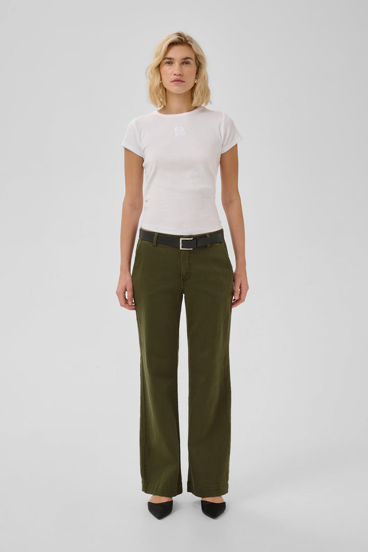 My Essential Wardrobe - Bukser - Olive Night - Lara 149