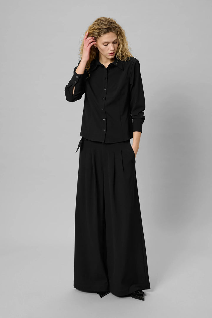 My Essential Wardrobe - Skjorte - Black - Hace - Stilkompagniet.dk