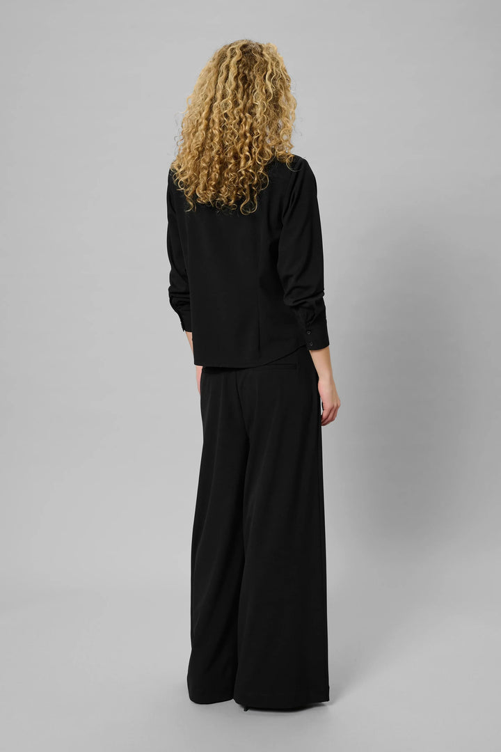 My Essential Wardrobe - Skjorte - Black - Hace - Stilkompagniet.dk