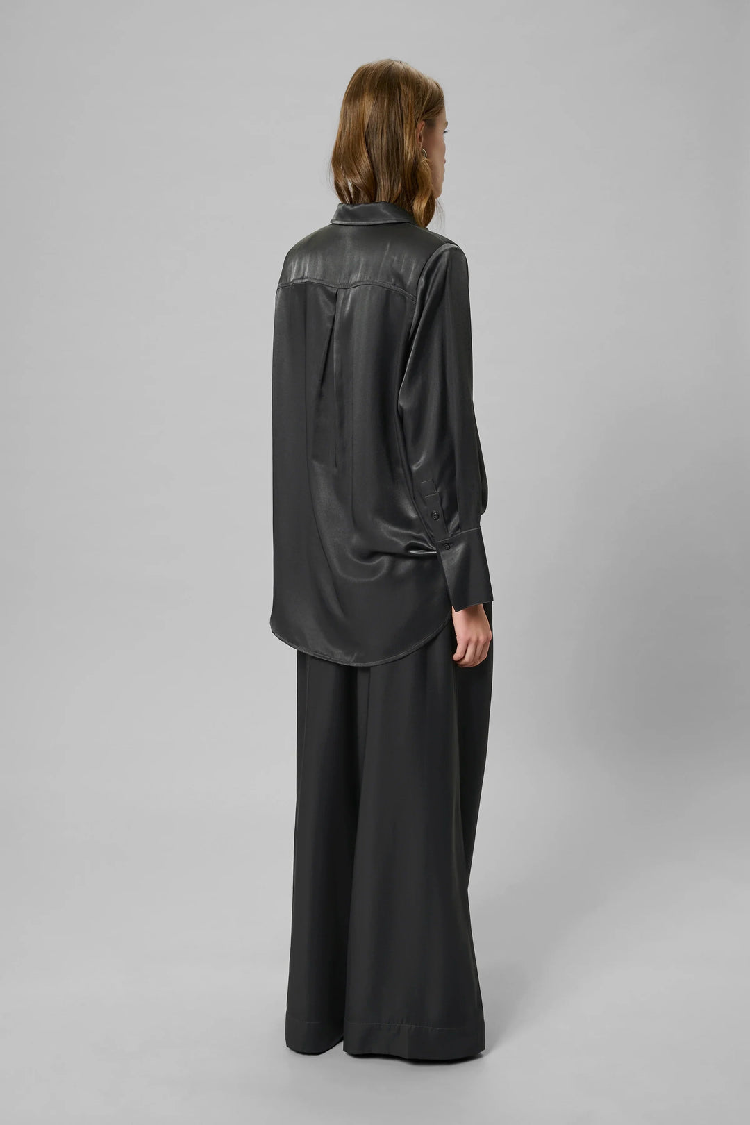 My Essential Wardrobe - Skjorte - Asphalt/Grey - Estelle - Stilkompagniet.dk