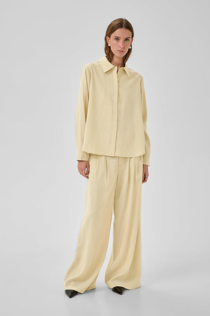 My Essential Wardrobe - Skjorte - Lysegul - Mindy