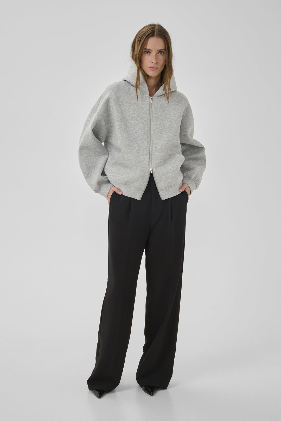 My Essential Wardrobe - Hoodie - Grå - Asine