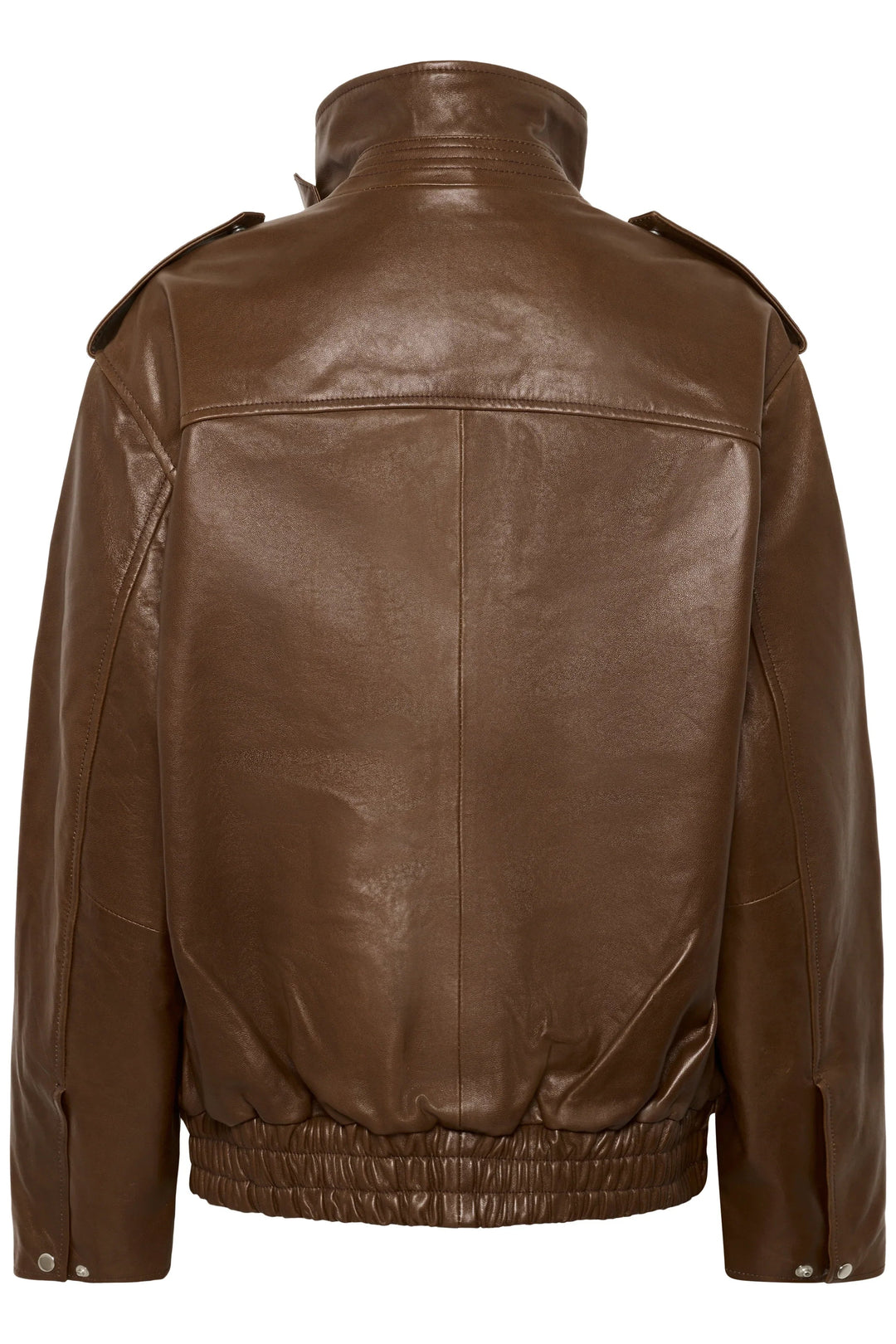 My Essential Wardrobe - Læderjakke - Brun - Dina