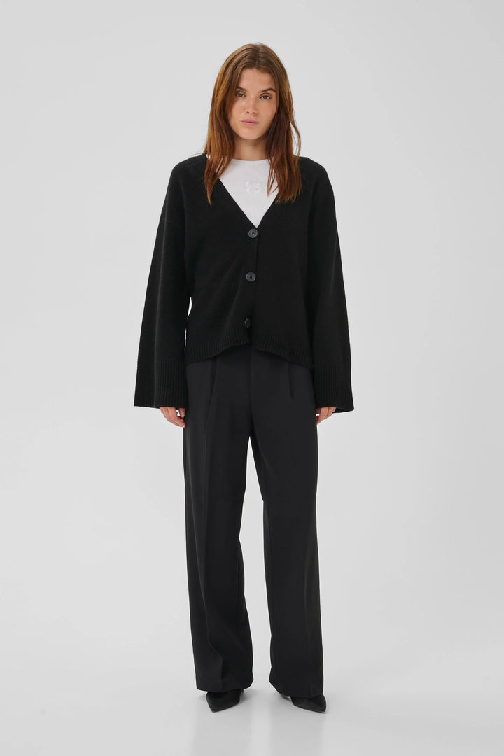 My Essential Wardrobe - Bukser - Sort - 28 The Tailored High Pant - Stilkompagniet.dk