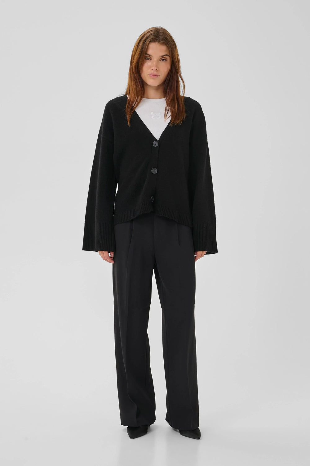 My Essential Wardrobe - Bukser - Sort - 28 The Tailored High Pant - Stilkompagniet.dk