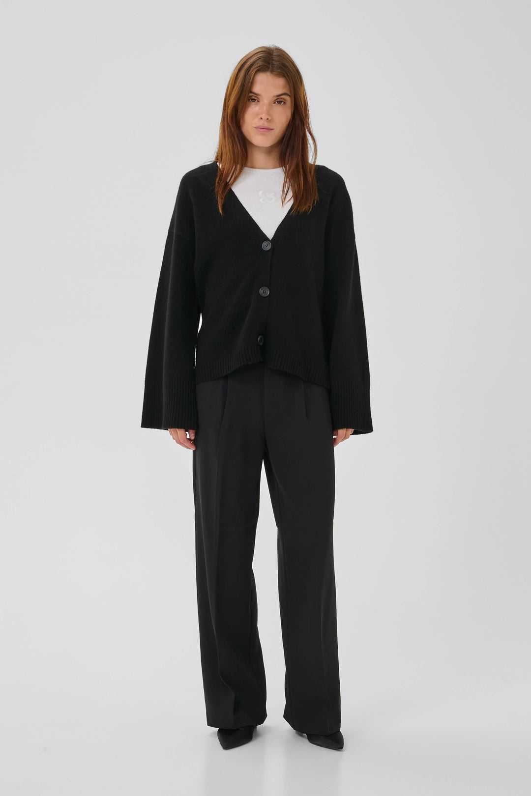 My Essential Wardrobe - Bukser - Sort - 28 The Tailored High Pant - Stilkompagniet.dk
