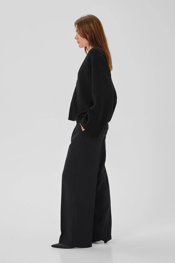 My Essential Wardrobe - Bukser - Sort - 28 The Tailored High Pant - Stilkompagniet.dk