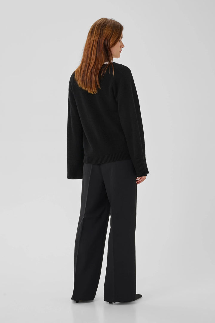 My Essential Wardrobe - Bukser - Sort - 28 The Tailored High Pant - Stilkompagniet.dk