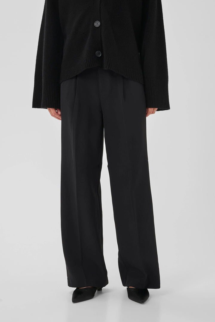My Essential Wardrobe - Bukser - Sort - 28 The Tailored High Pant - Stilkompagniet.dk