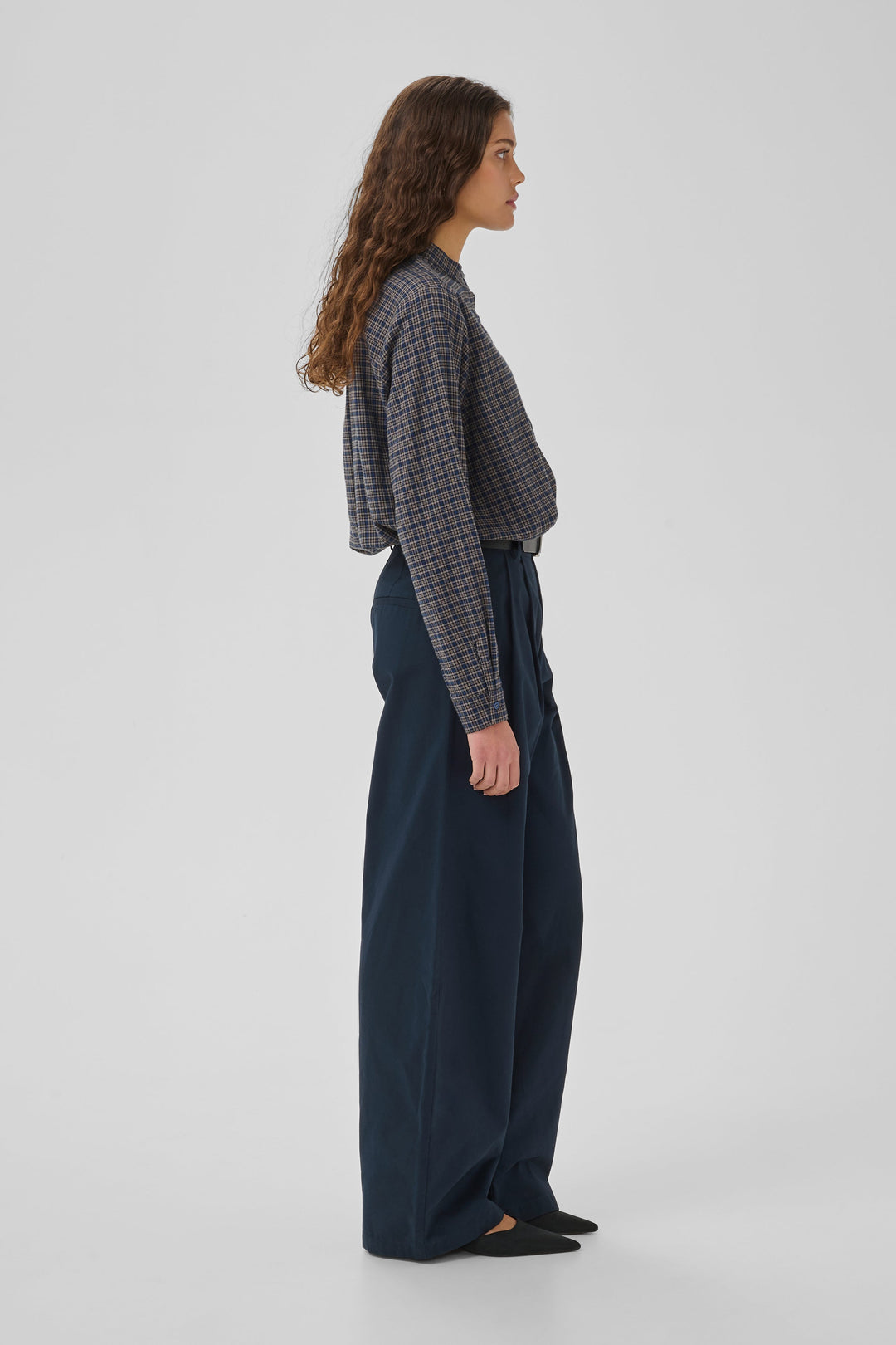 My Essential Wardrobe - Bukser - Dark Sapphire Blue - Gisva