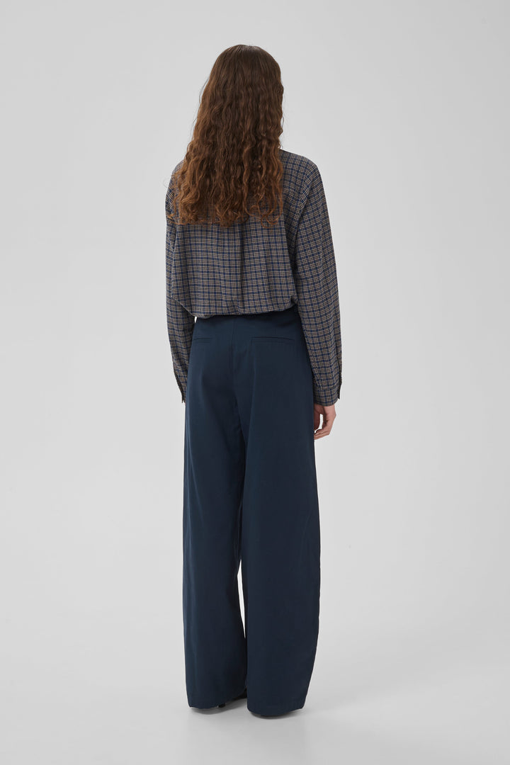My Essential Wardrobe - Bukser - Dark Sapphire Blue - Gisva