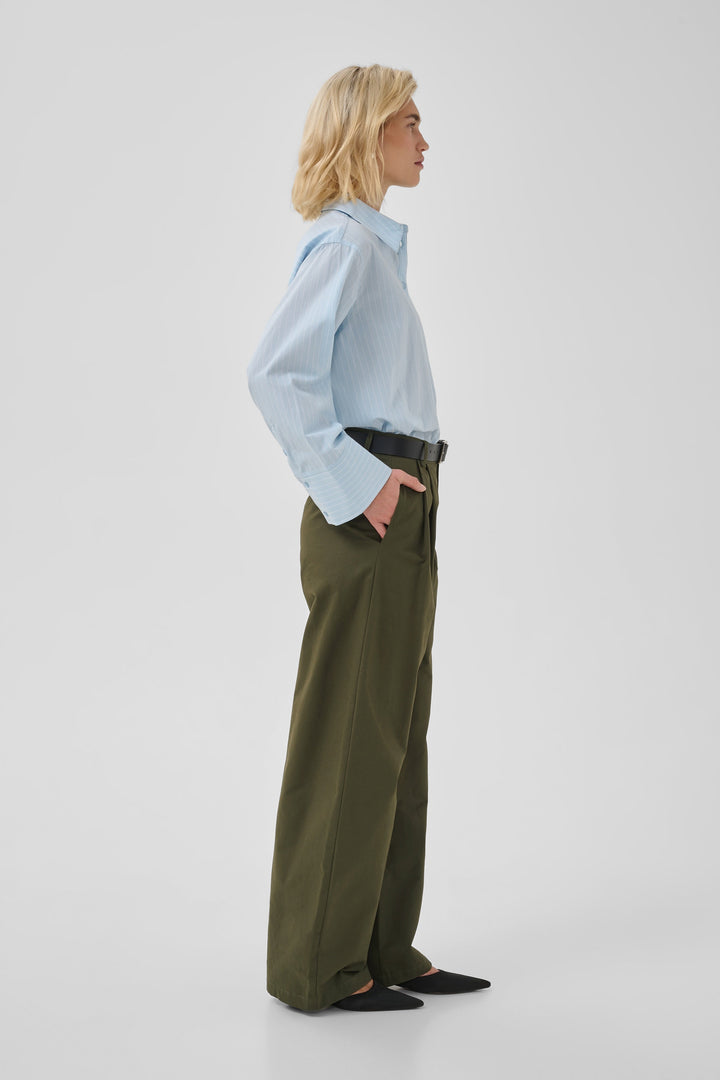 My Essential Wardrobe - Bukser - Olive Night - Gisva