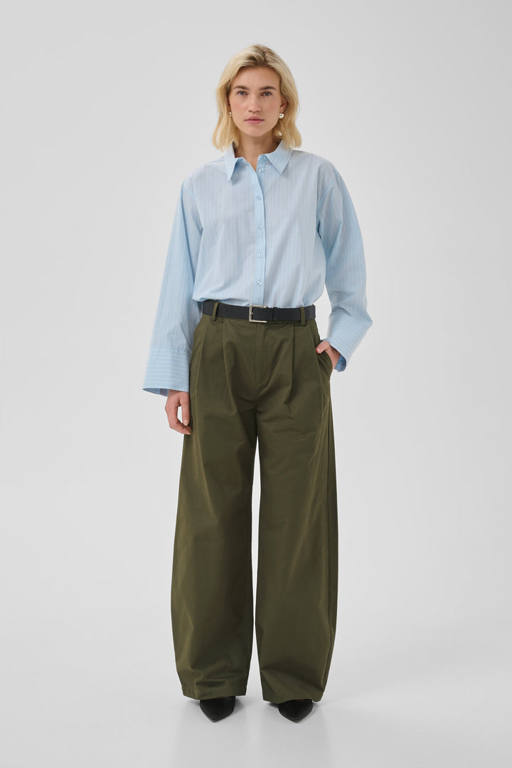 My Essential Wardrobe - Bukser - Olive Night - Gisva