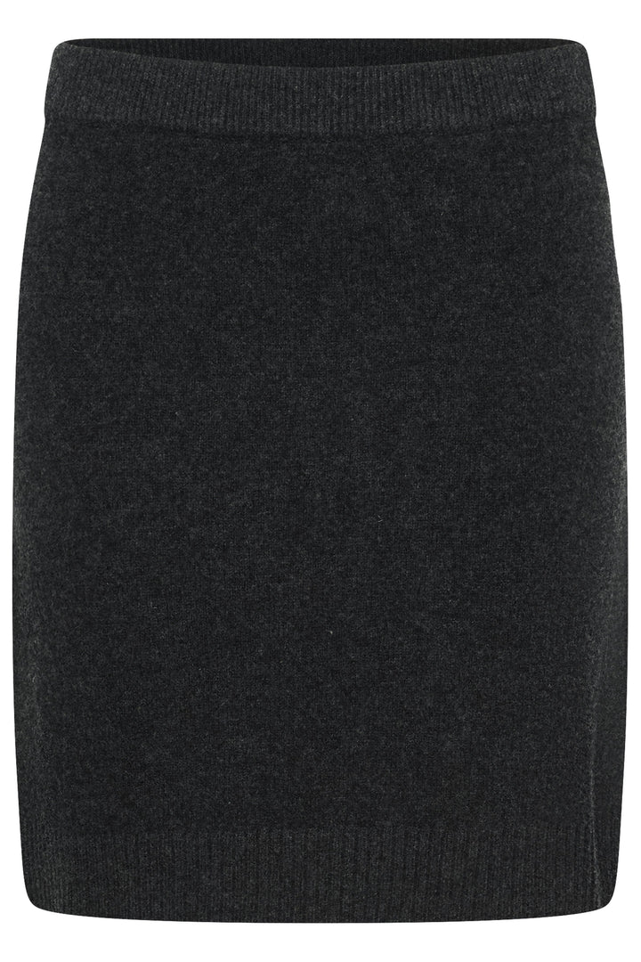 My Essential Wardrobe - Nederdel - Dark Grey Melange - Tracy