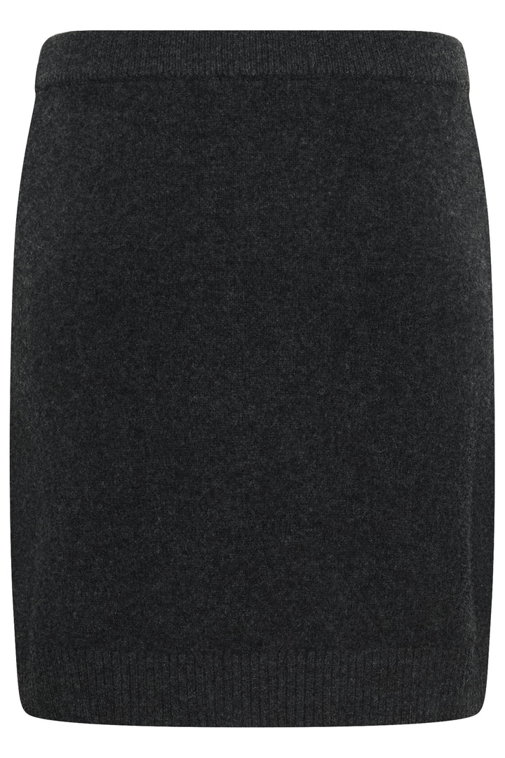 My Essential Wardrobe - Nederdel - Dark Grey Melange - Tracy
