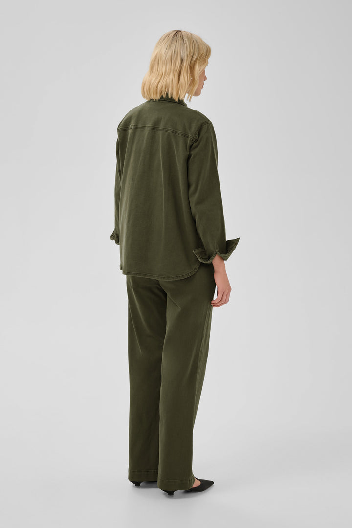 My Essential Wardrobe - Skjorte -  Olive Night - Linn Sofia 149
