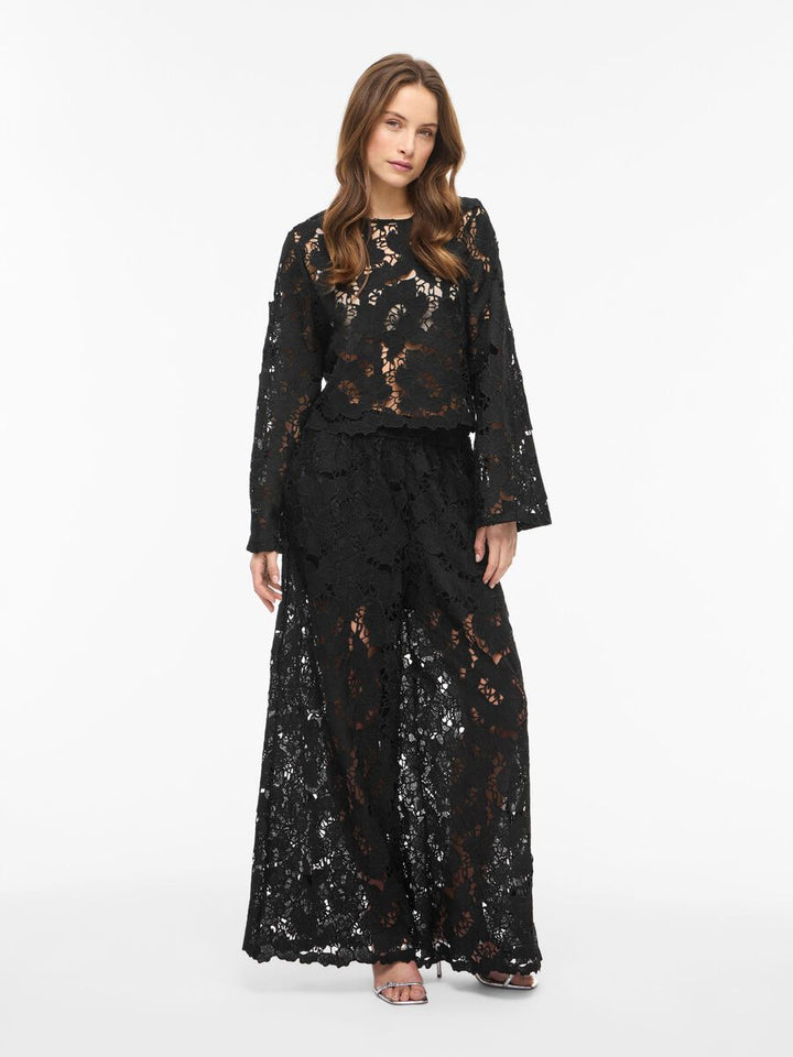 Vila - Bukser - Black - Vihylde HW