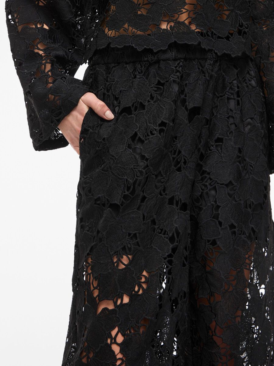 Vila - Bukser - Black - Vihylde HW