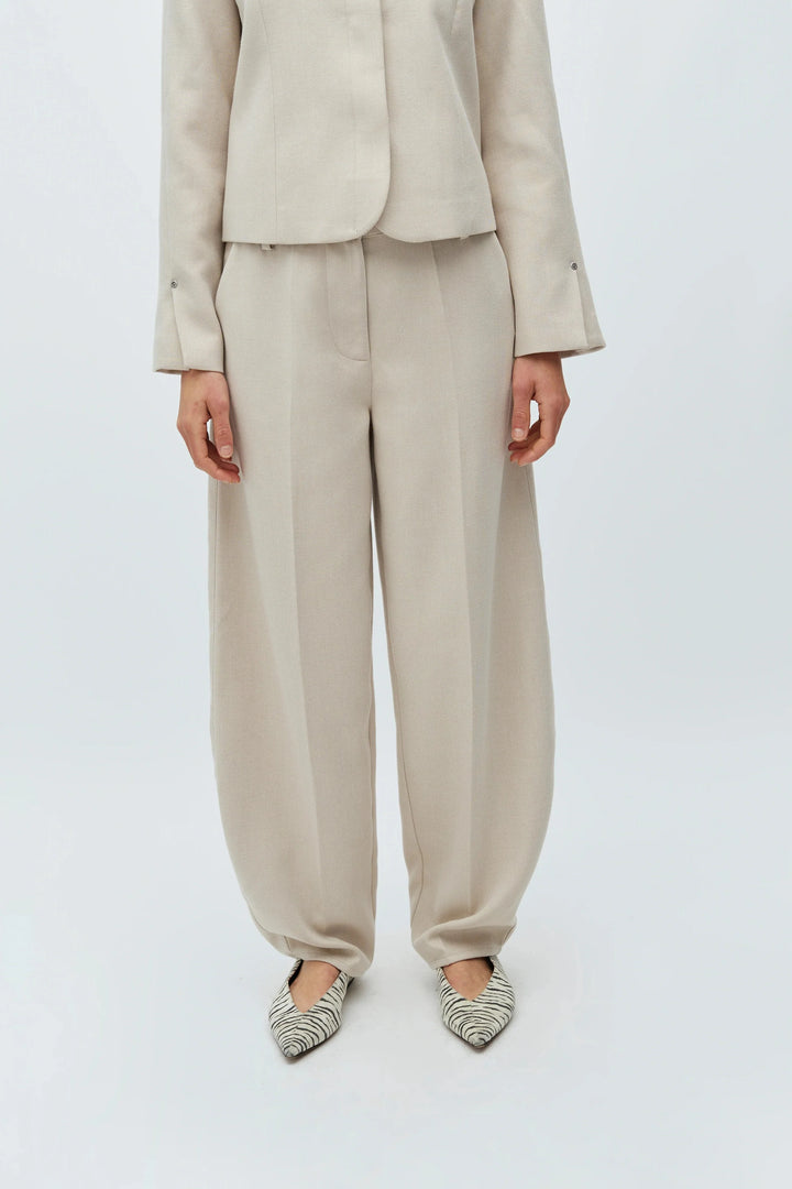 Mbym - Bukser - Spring Brown Melange - Bodil