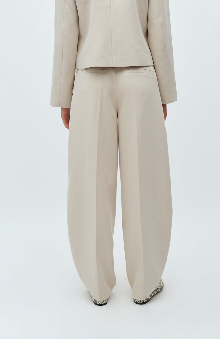 Mbym - Bukser - Spring Brown Melange - Bodil
