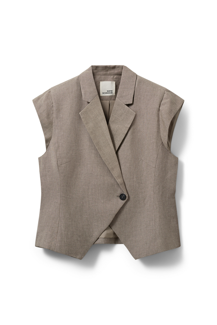 Sofie Schnoor - Blazer - Dark Sand - Majsesw