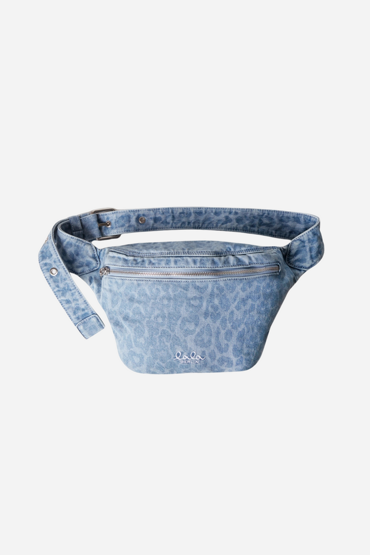 Lala Berlin - Bæltetaske - Washed Blue leo - Becca