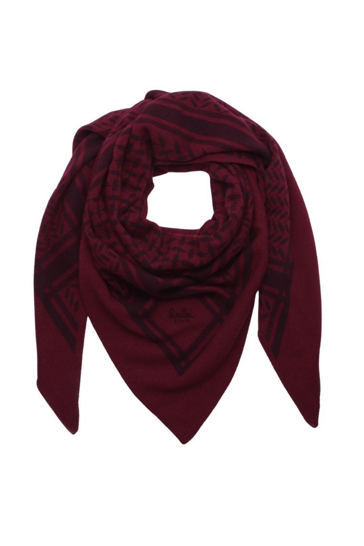 Lala Berlin - Cashmere tørklæde - Bordeaux - Trinity Classic M - sss - Stilkompagniet.dk