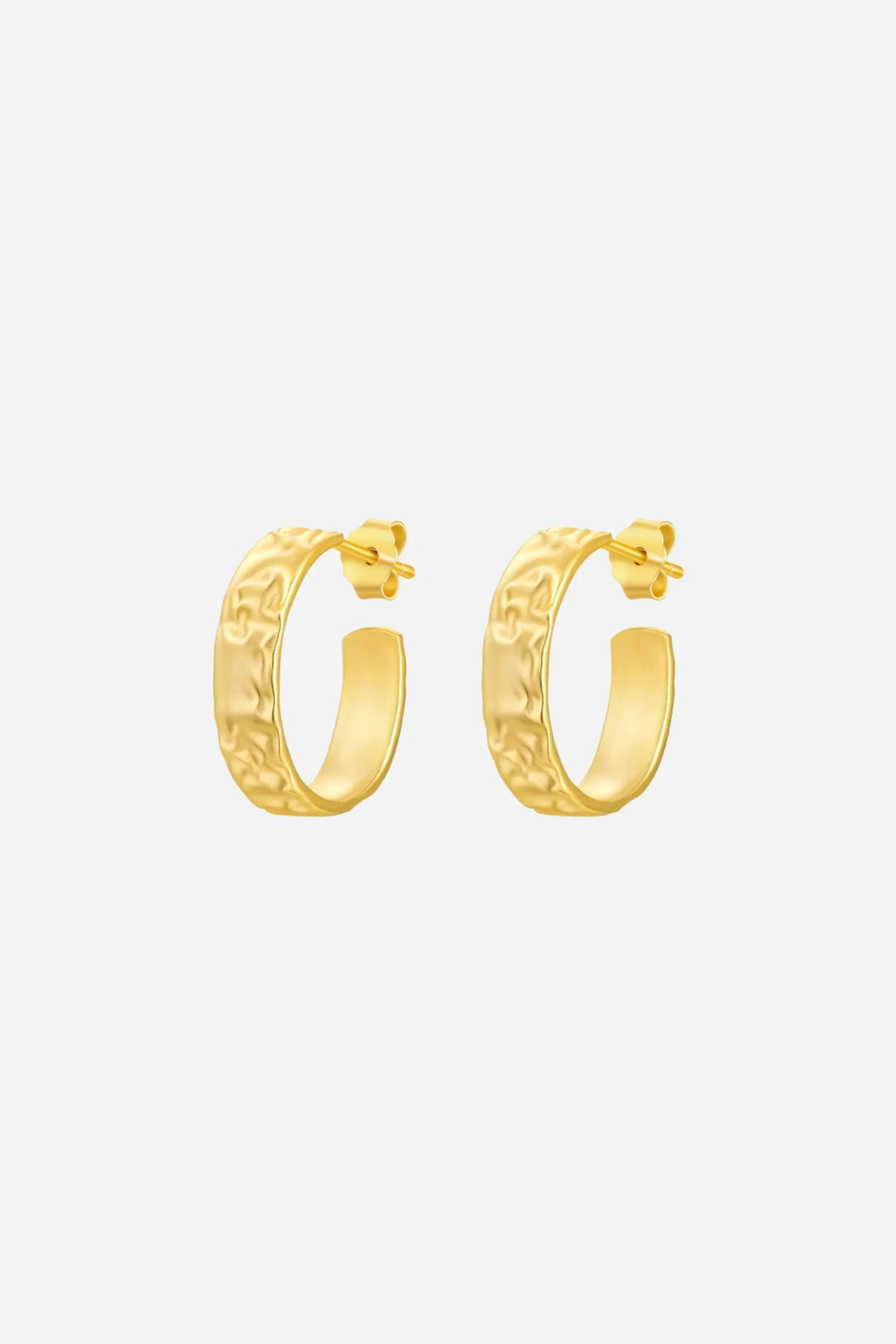 Andcopenhagen Jewelry - Øreringe hoops - 18 karat guldbelagte 925 sterlingsølv - Isobel