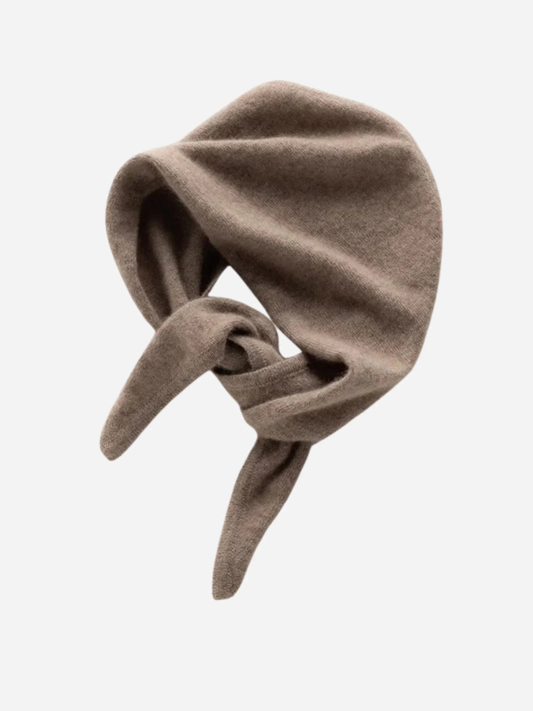 Andcopenhagen Basics cashmere mini tørklæde i farven Dark Coffee, blødt og 100% cashmere.