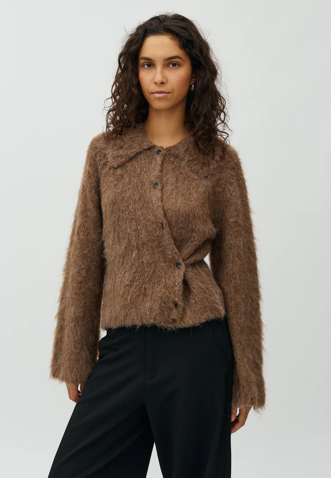 MBYM - Cardigan - Lari-M - Walnut Melange