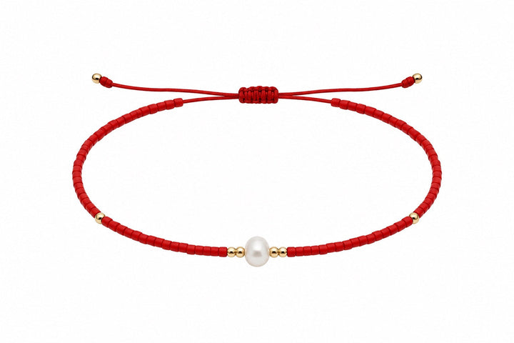 Andcopenhagen Jewelry - Perlearmbånd - Rød - Holly