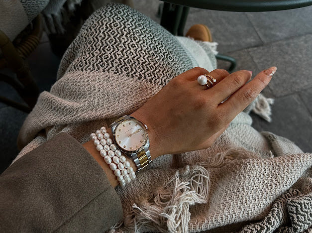 Andcopenhagen - Ring - 18 karat guldbelagt stainless steel - Rosilla - Stilkompagniet.dk