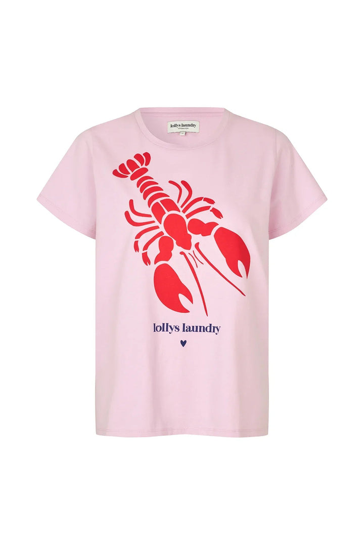 Lollys Laundry - T-shirt - Lyserød - Roma
