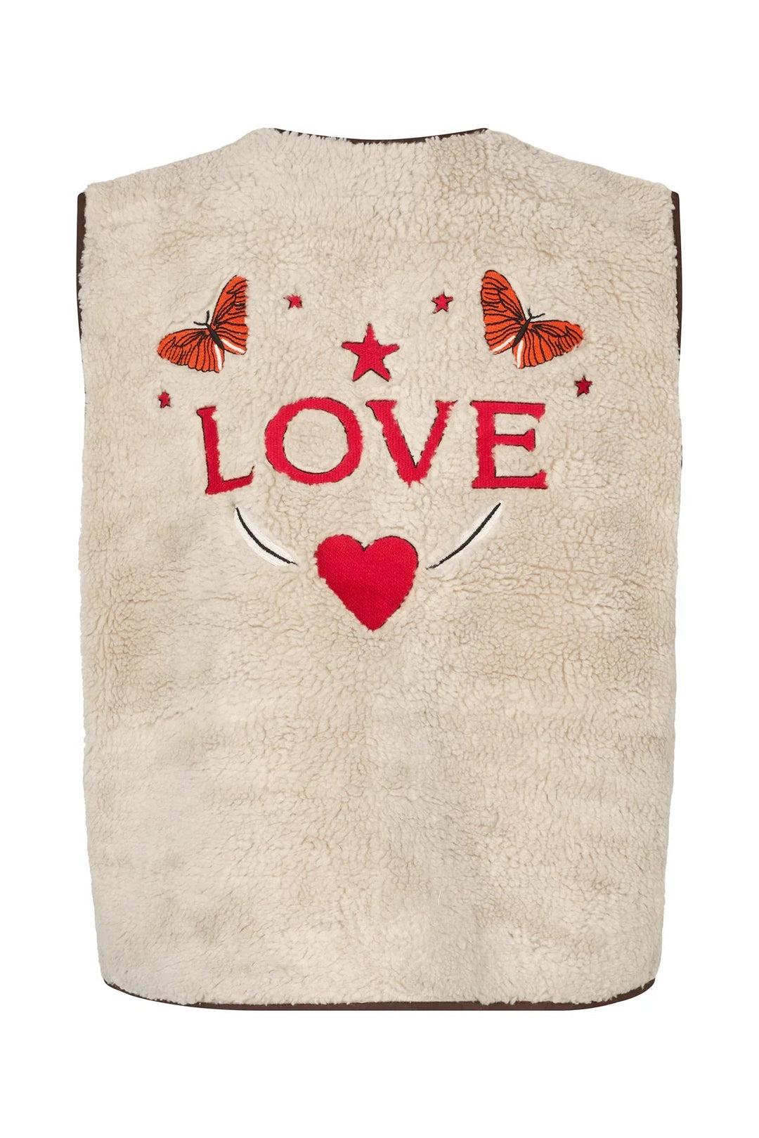 Lollys Laundry - Vest - Beige - Jace