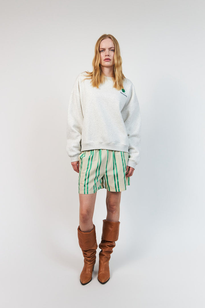 Lollys Laundry - Sweatshirt - Light Grey Melange - CaliforniaLL